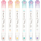 Текстовыделители Meshu White Kittens двусторонние 12 цветов
