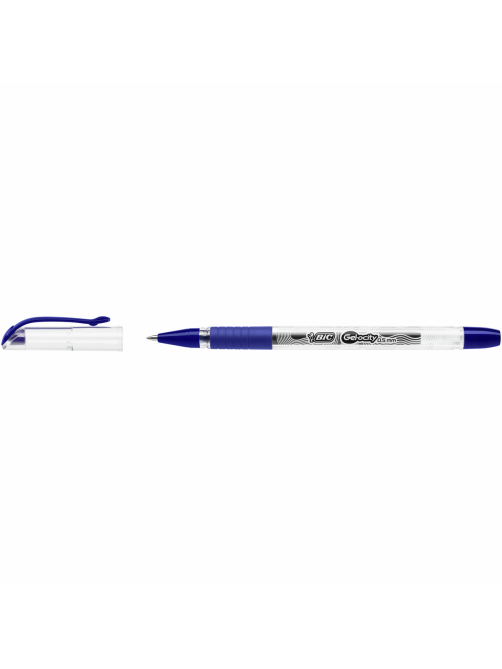 Гелевая ручка BIC Gelocity синяя, 2шт