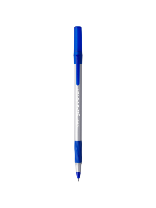 Ручка шариковая BIC классическая тонкое письмо синяя 0.7мм, 8шт