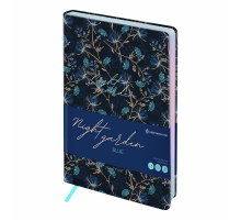 Ежедневник недатированный Greenwich Line Night Garden Blue А5, 136л