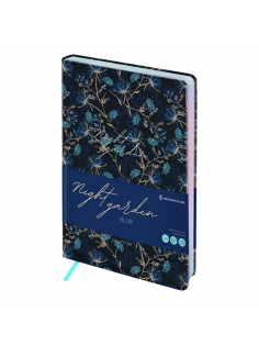 Ежедневник недатированный Greenwich Line Night Garden Blue А5, 136л