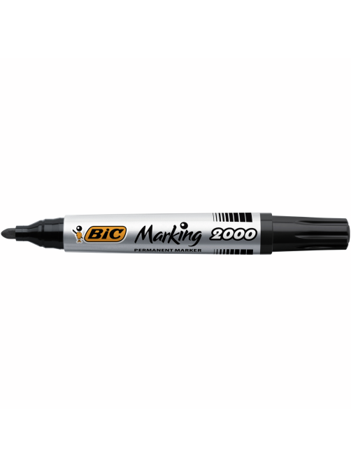 Перманентный маркер BIC классический черный, 1шт
