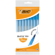Ручка шариковая BIC классическая круглый корпус синяя, 8шт