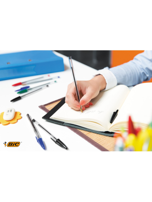 Ручка шариковая BIC Cristal оригинальная синяя, 10шт