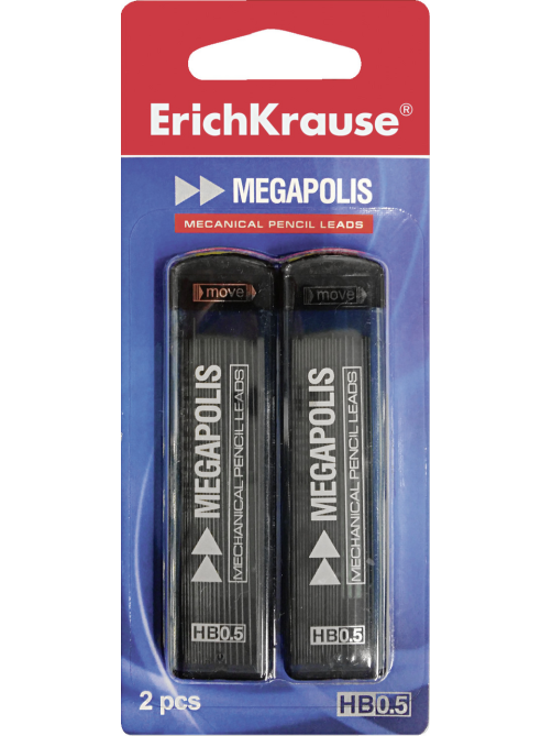 Грифели Erichkrause НВ 0.5мм, 2шт