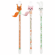 Ручка гелевая Meshu Lovely animals стираемая, 0.5мм