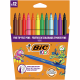 Цветные фломастеры BIC Kids невысыхающие, 12 цветов