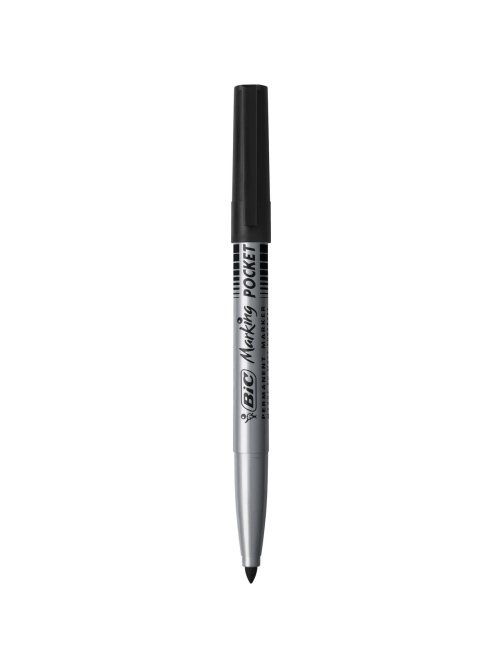 Перманентный маркер BIC для тонкого письма черный, 1шт