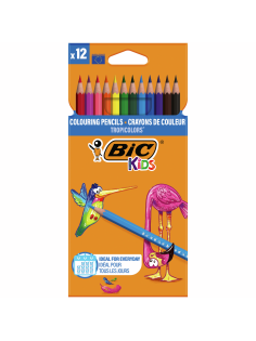 Цветные карандаши BIC Kids Tropicolors, 12 цветов