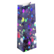 Пакет подарочный Academy Style бутылочный Голография, 12 x 36 x 9.5см