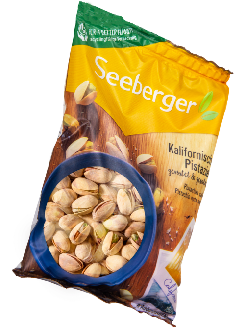 Фисташки Seeberger жареные соленые, 150г