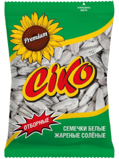 Семечки подсолнечника Ciko отборные белые с солью, 100г