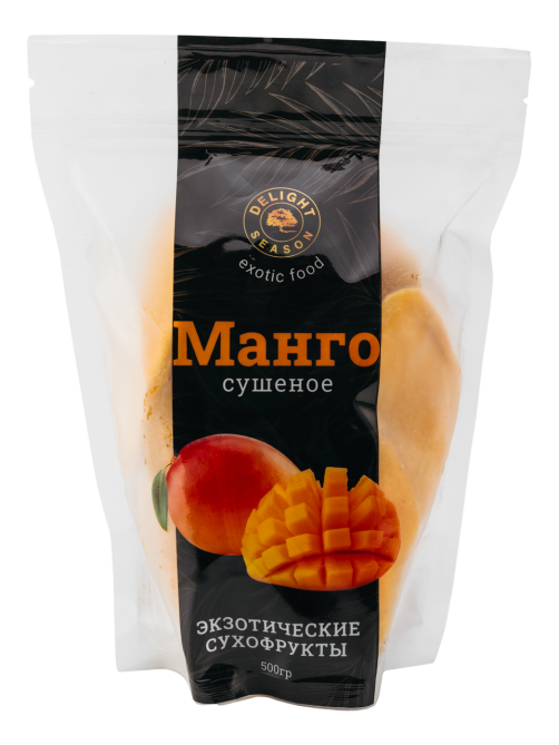 Манго Delight Season натуральный сушеный, 500г