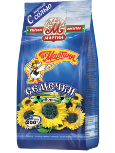 Семечки От Мартина жареные с морской солью, 200г