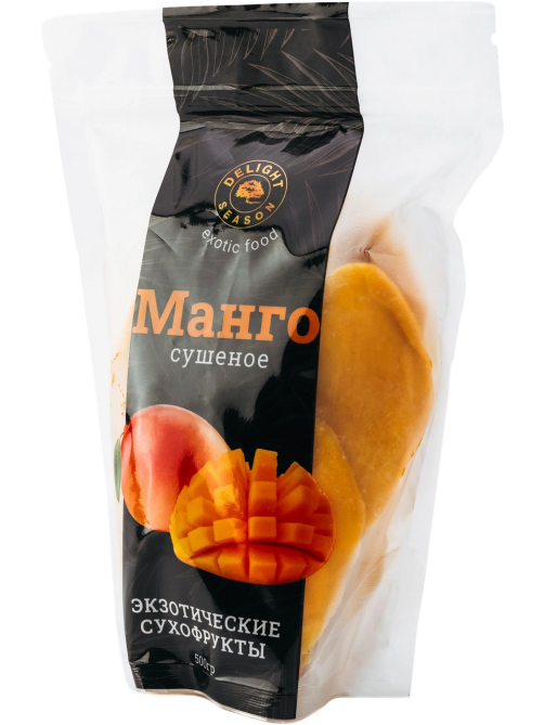 Манго Delight Season натуральный сушеный, 500г