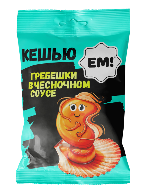 Кешью Ем жареный со вкусом гребешков, 180г