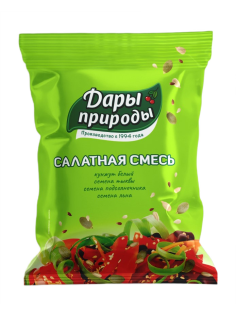 Семена Дары природы смесь для салата с кунжутом, 150г
