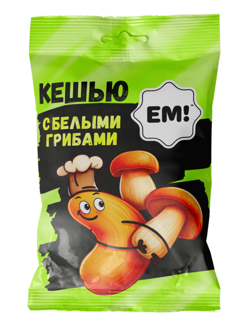 Кешью Ем жареный со вкусом белых грибов, 180г