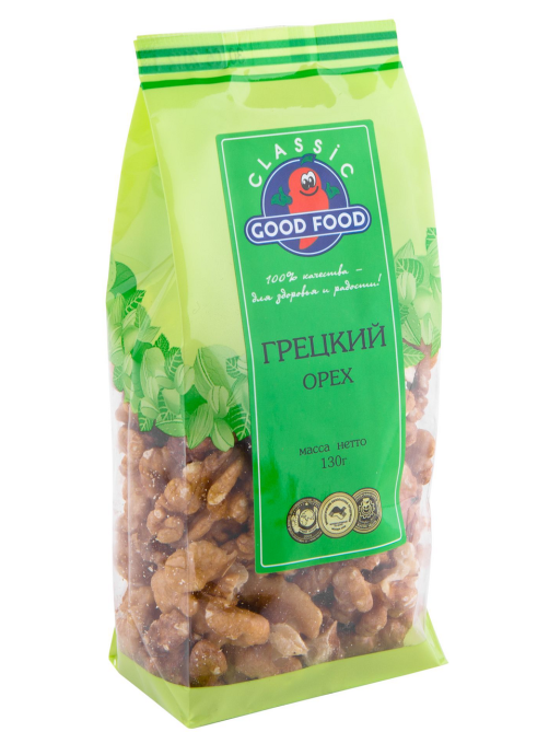 Орех Good Food грецкий, 130г