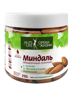 Миндаль Nuts for Life с луком и травами, 250г