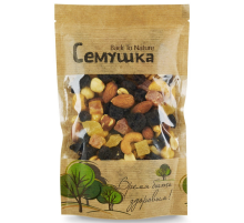 Смесь Семушка жареных орехов сладкая с цукатами, 150г