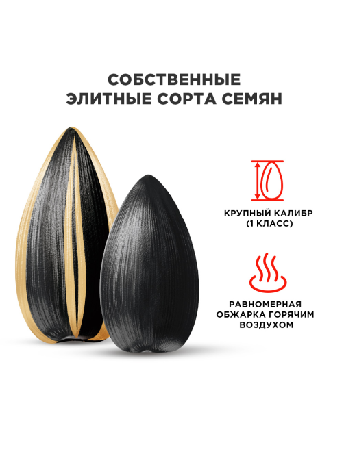 Семечки подсолнечника Джинн жареные с морской солью, 250г