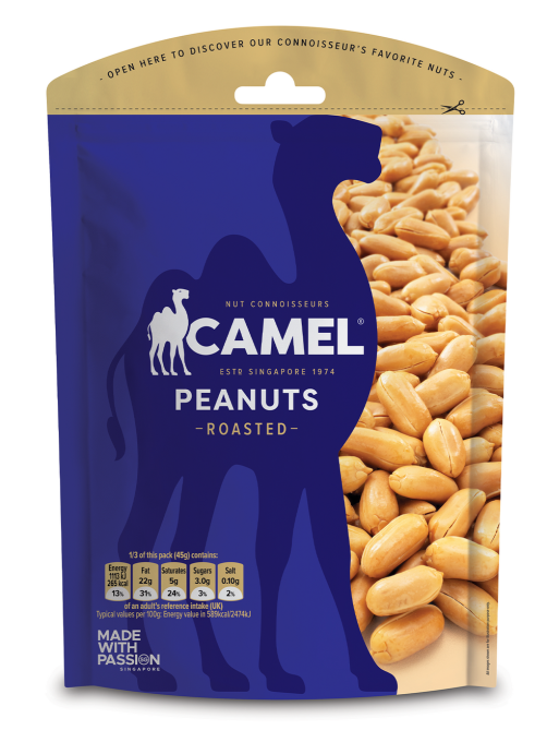 Арахис Camel жареный соленый, 135г