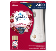 Автоматический освежитель воздуха Glade Automatic Пион и сочные ягоды основной блок, 269мл