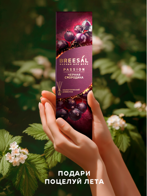 Диффузор ароматический Breesal Passion черная смородина, 70мл