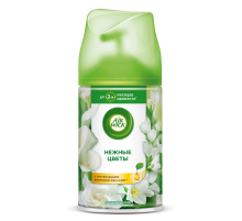 Освежитель воздуха аэрозольный AirWick Freshmatic Нежные цветы сменный баллон, 250мл