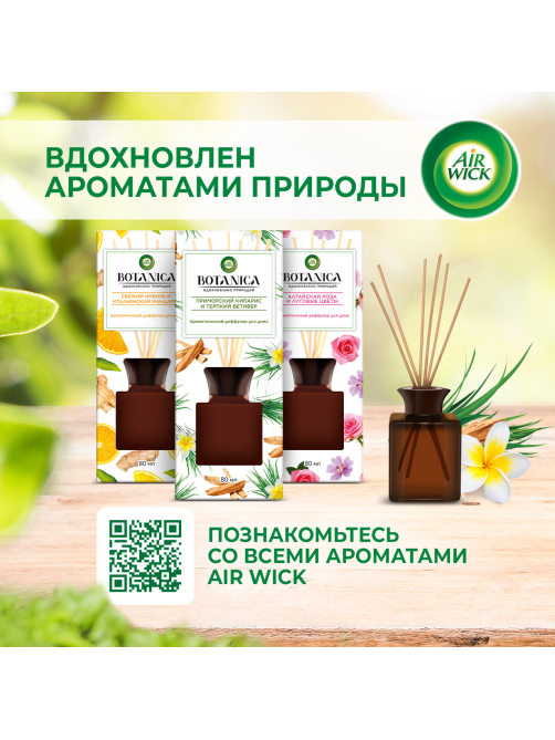 Диффузор AirWick Botanica с имбирем и мандарином, 80мл