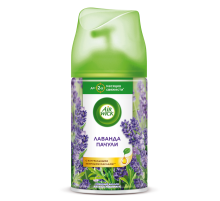 Освежитель воздуха аэрозольный AirWick Freshmatic Pure Древесный Пачули и Эвкалипт сменный баллон, 250мл