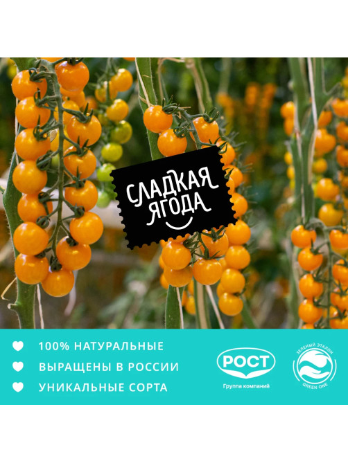 Томаты черри Сладкая ягода оранжевые, 200г