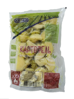 Картофель пастеризованный дольки с соусом нежный, 500г