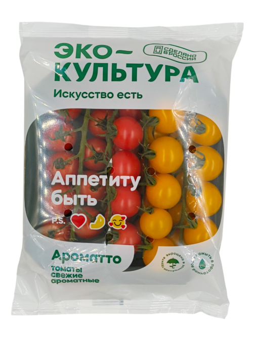 Томаты черри ЭКО-культура микс на ветке, 350г