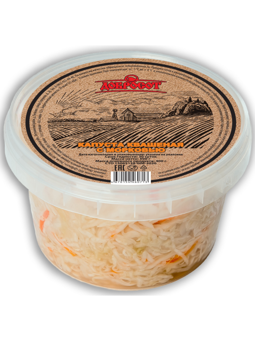 Капуста квашеная Добросот с морковью, 500г