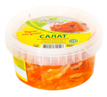 Ассорти овощное по-корейски ТМ Домашние шедевры Витаминный салат, 300г