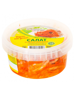 Ассорти овощное по-корейски ТМ Домашние шедевры Витаминный салат, 300г