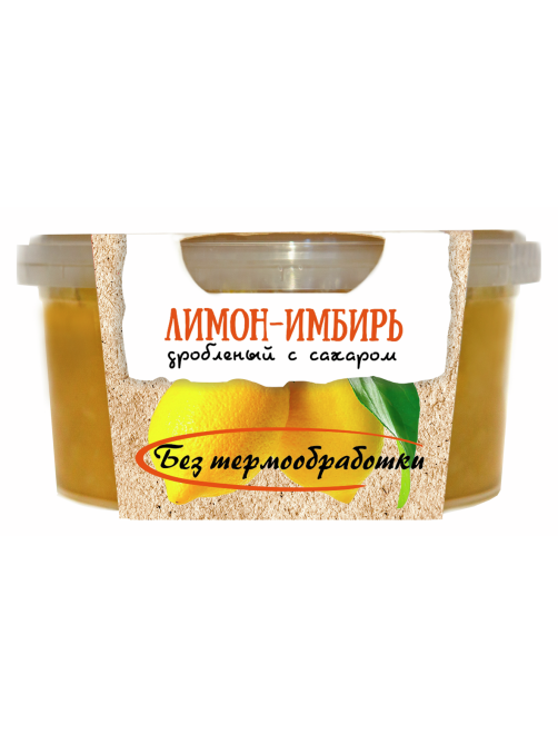 Ассорти фруктовое Егорьевские традиции лимон и имбирь дробленые с сахаром, 200г