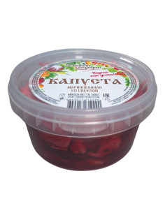 Капуста маринованная ТМ Домашние шедевры со свеклой, 500г