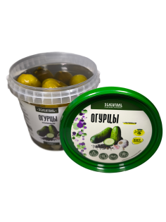 Огурцы соленые ТМ Домашние шедевры, 1кг