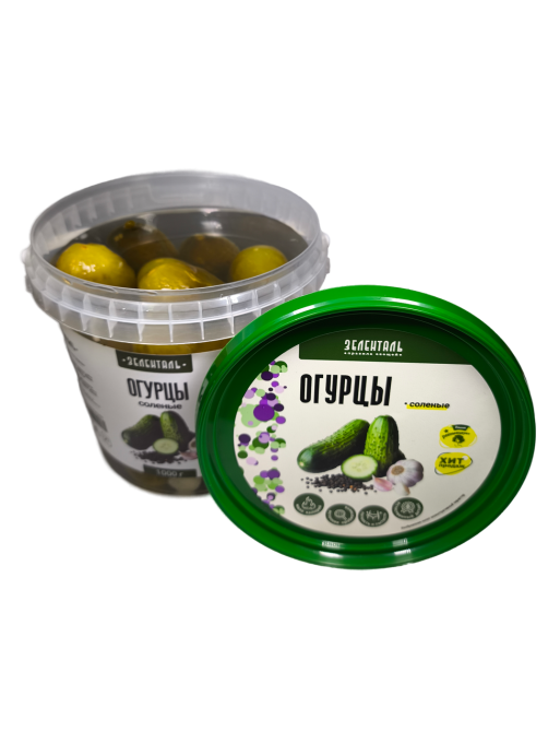 Огурцы соленые ТМ Домашние шедевры, 1кг