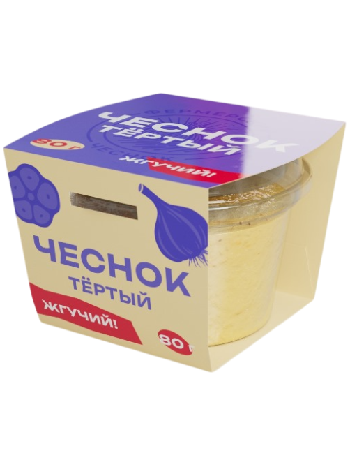 Чеснок тертый, 80г