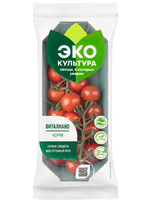 Томаты черри ЭКО-культура Виталиано на ветке, 200г