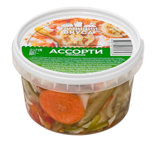 Ассорти овощное маринованное Традиции вкуса, 500г