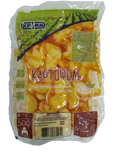 Картофель пастеризованный дольки с соусом чили, 500г