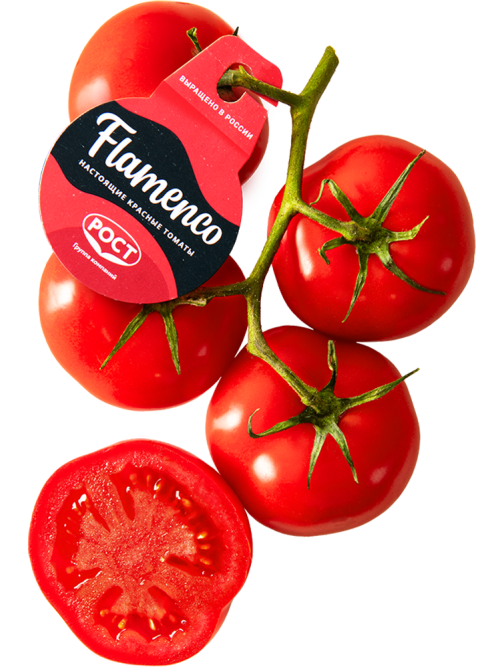 Томаты Flamenco круглые красные, 450г