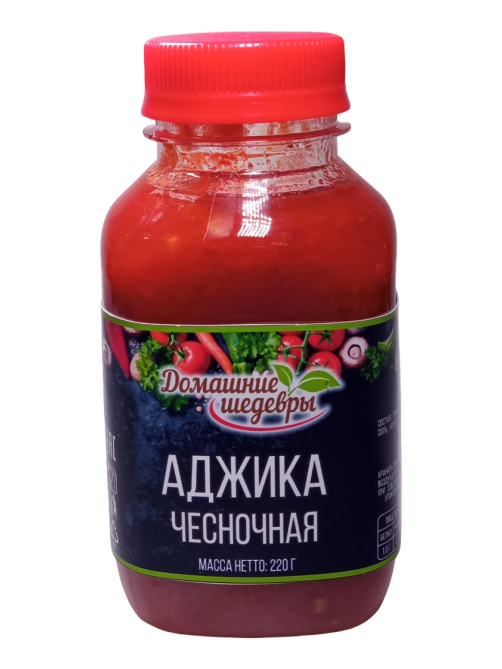 Аджика ТМ Домашние шедевры чесночная, 220г