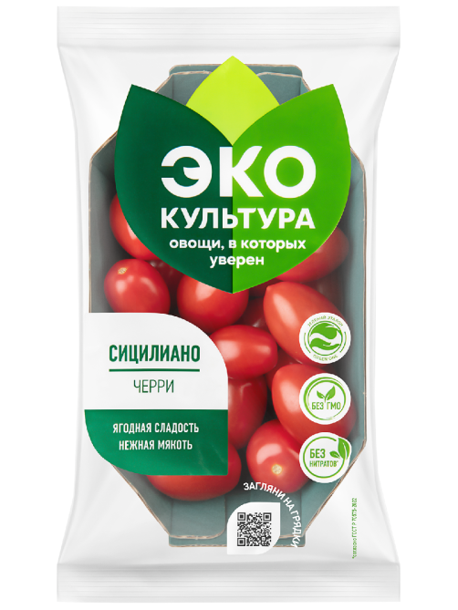 Томаты черри ЭКО-культура Сливка Сицилиано, 200г