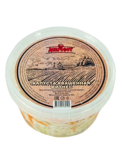 Капуста квашеная Добросот Фитнес, 500г